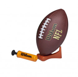Wilson NFL Tailgate Time Football With Pump And Tee, Junior Size