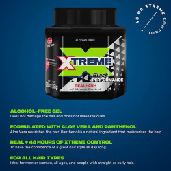 Xtreme Performance Black Styling Hair Gel With Aloe Vera