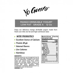 Yo Gusto 2% Low-Fat Yogurt Drink, 12 Oz.