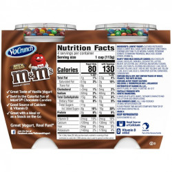 YoCrunch Low Fat Vanilla with M&Ms Yogurt, 4 Oz. Cups