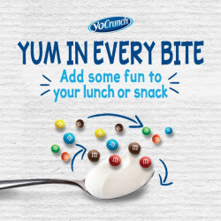 YoCrunch Low Fat Vanilla with M&Ms Yogurt, 4 Oz. Cups