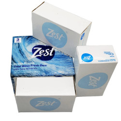 Zest Bar Soap 3 Ct, Ocean Breeze