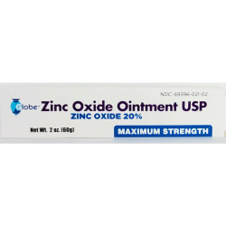 ZINC OXIDE OINTMENT 20% (MAXIMUM STRENGTH) 2 OZ BY GLOBE