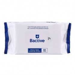 Zuru Bactive Heavy Duty Cleansing Wipes 80ct
